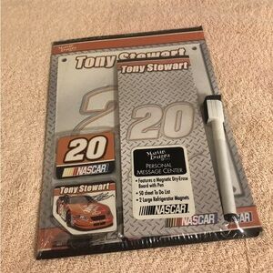 NASCAR Tony Stewart Personal Magnetic Message Center 10”x8” NIP